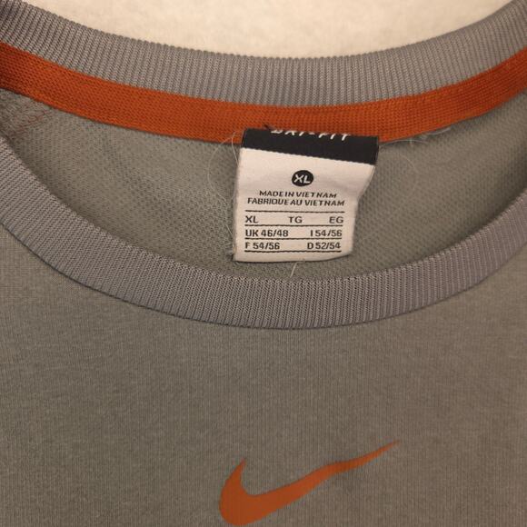 Nike Texas Longhorns College Football Shirt Mens Size Extra Large XL Gray Orange - Picture 3 of 9